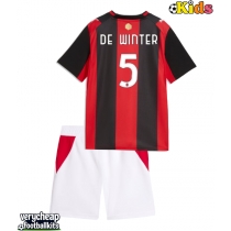 AC Milan Koni De Winter #5 Replica Home Minikit 2026-27 Short Sleeve (+ pants)